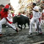 Pamplona, 47 feriti alla tradizionale corsa dei tori di San Firmino01