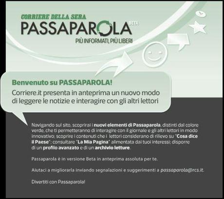 Passaparola Corriere