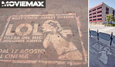 Moviemax - LOL Pazza del mio migliore amico - Reverse graffiti - Clean advertising