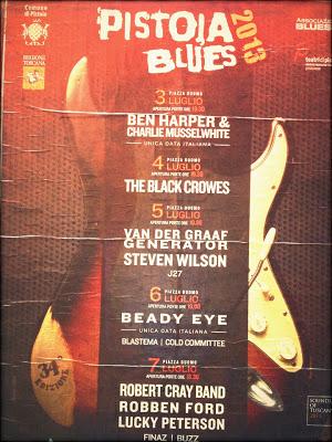 Pistoia Blues 2003: Black Crowes, VDGG, Steven Wilson