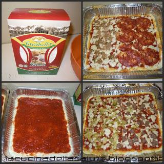 Pizza farcita con farina Farabella