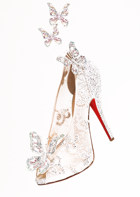 THE CINDERELLA GLASS SLIPPERS