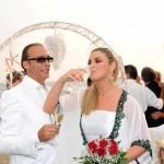 Luca Ward e Giada Desideri: festa di nozze in bianco a Fregene (foto)