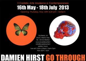 Damien Hirst con la mostra “Go Through”: teschi, farfalle e puntini sino al 18 luglio, Milano