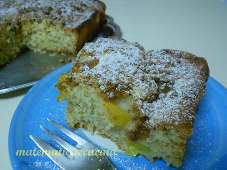 Torta di Pesche e Amaretti