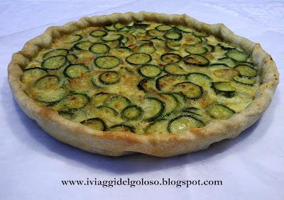 RICETTE ESTIVE ... TORTA SALATA DI ZUCCHINE ...