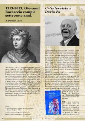 Speciale Boccaccio, Intervista a Dario Fo