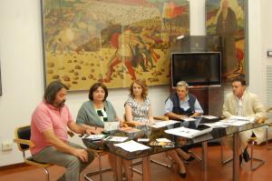 “TARTUFIAMO?” MOSTRA MERCATO DEL TARTUFO ESTIVO SBARCA A FOSSATO DI VICO da sx raffaele capponi - fernanda cecchini - daniela baldelli - alberto facchini - giancarlo picchiarelli