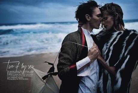 Two If By Sea  Julia Stegner & Eamon Farren By Will Davidson For Vogue Australia  August 2013 .1