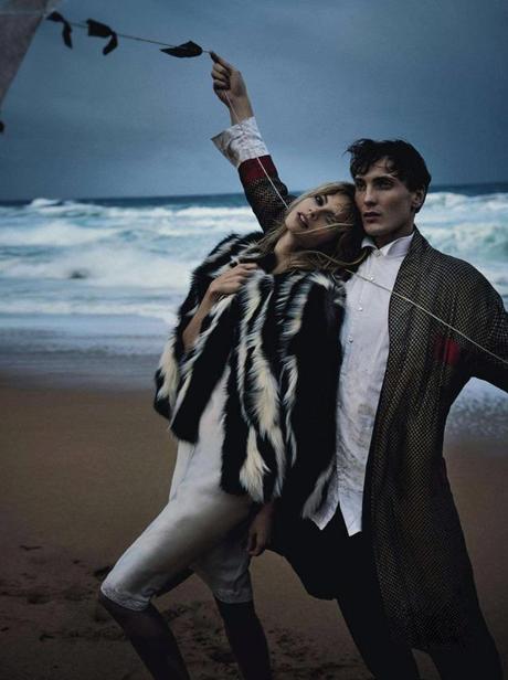 Two If By Sea  Julia Stegner & Eamon Farren By Will Davidson For Vogue Australia  August 2013.8