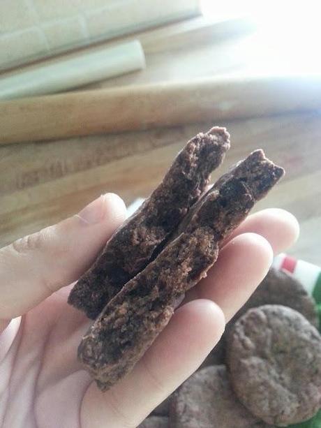 Biscotti con cioccolato fondente
