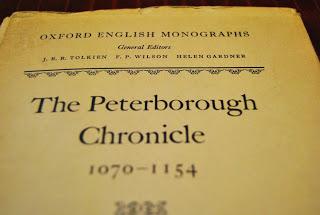 The Peterborough Chronicle 1070-1154, edizione inglese OUP 1958