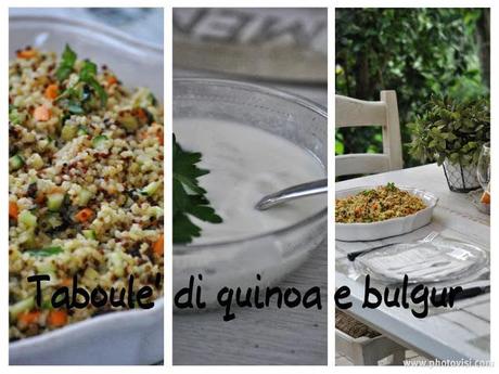 Taboulè di bulgur e quinoa