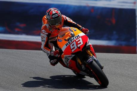 MotoGP: Laguna Seca è Marquez 1° e Show al cavatappi, Valentino Rossi 3°
