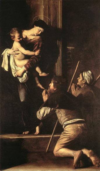 Caravaggio: Madonna dei pellegrini