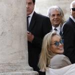 Sharon Stone a Roma per il film di Pupi Avati: le prime foto