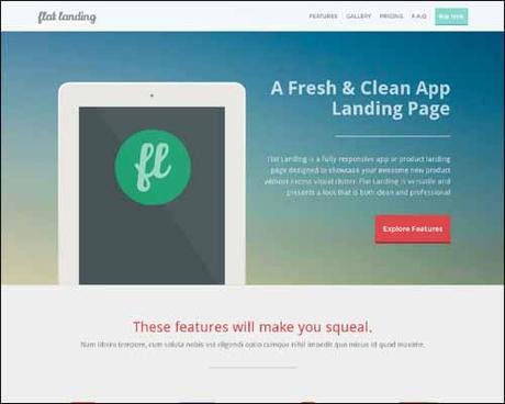 Landing Page realizzate con  bootstrap framework