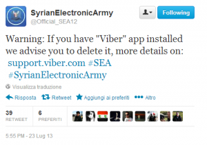 Syrian Electronic Army Twitter