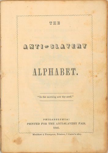 The anti-slavery alphabet