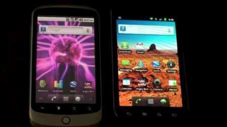 Nexus S vs. Nexus One (Android Froyo 2.2 vs. Gingerbread 2.3)