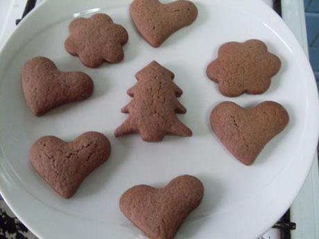 Biscotti di Natale al cacao