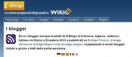 e-blogs E-Blogs di Wikio chiude dopo meno di un anno