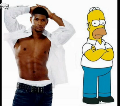 Usher ha copiato Homer Simpson