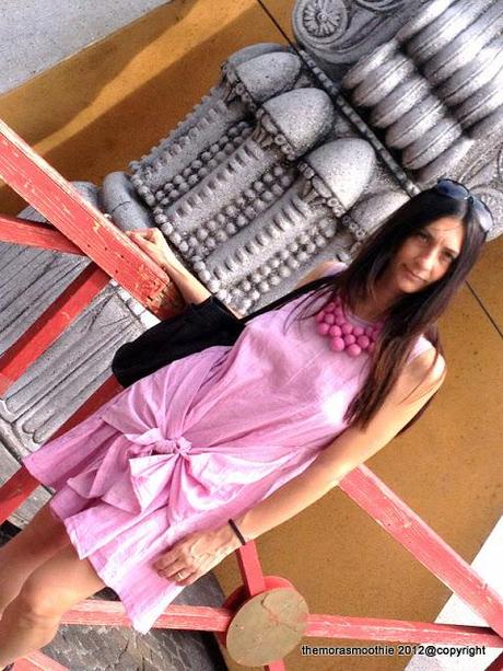 Outift with my Pink Diy Dress by ... !