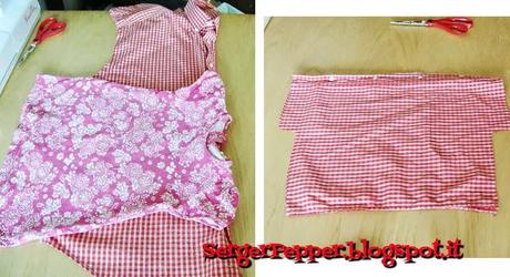 SergerPepper - Tutorial: Plaid & Ruffles Shirt to Dress