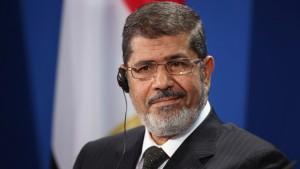 Il presidente destituito Mohamed Morsi, in visita a Berlino