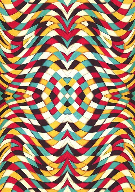 PATTERNS GEOMETRICI PSICHEDELICI NEGLI ARTWORKS DI DANNY IVAN