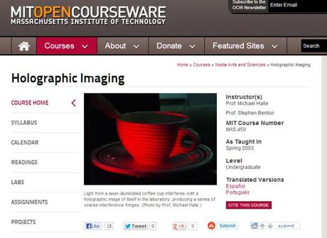 MIT Open Curseware: scarica i documenti dei corsi del MIT! MIT-Open-Courseware