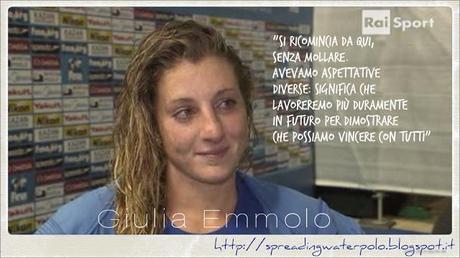 Le interviste del setterosa: analisi di Giulia Emmolo
