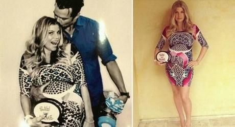 Alt=il baby shower di Fergie dei Black Eye Peas