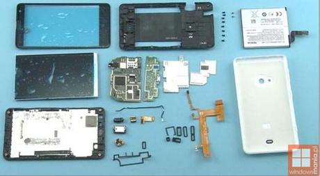 lumia 625 componenti hardware 