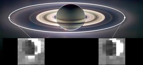 Saturno 2006 - getti di Encelado