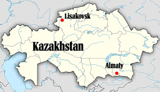 Il pentagramma scoperto con  Google Earth in Kazakistan: probabilmente una ex base missilistica