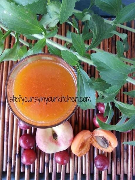 Succo di frutta mista e marmellata : una preparazione, due ricette