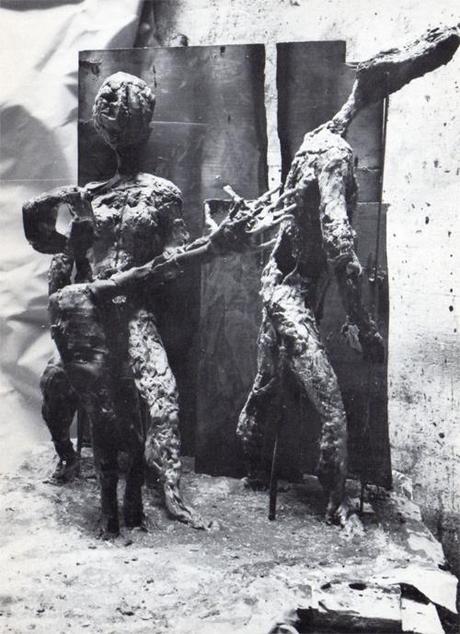 Alik Cavaliere, Scena famigliare in casa B, bronzo, cm 90x105x100, 1961