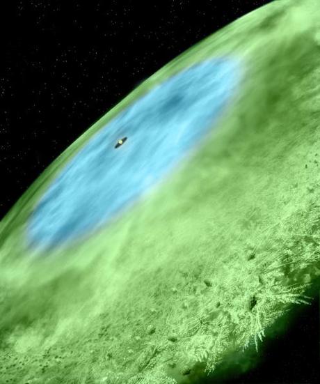 La neve che scende su Sistema Solare appena nato Snow line_solar system