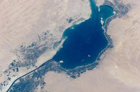 Il Grande Lago Amaro visto dallo spazio 