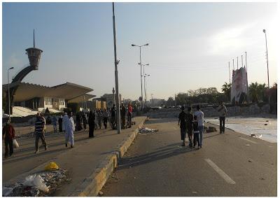 Visita al sit in di Rabaa el Adaweya