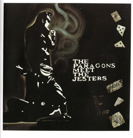 Ronnie Cutrone, The Paragons Meet The Jesters, 2006, acrilico e collage su tela, cm 180x180