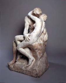 Palazzo Reale Milano mostra RODIN. Il marmo, la vita - AUGUSTE RODIN, Il bacio, («Le Baiser»), 1885 Marmo, 85,5 x 51 x 54,5 cm