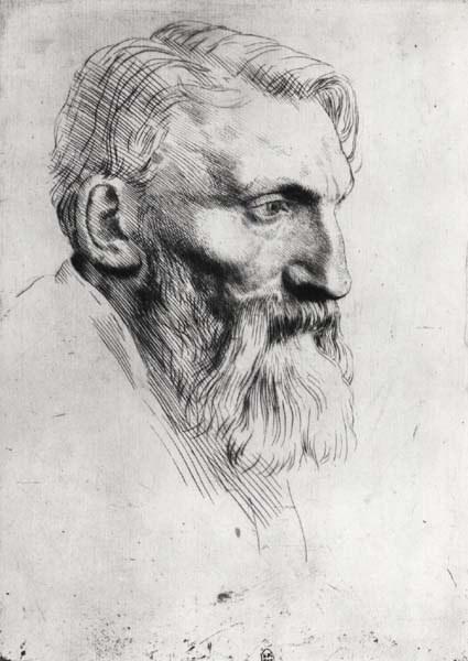 Palazzo Reale Milano mostra RODIN - Auguste Rodin (1840-1917) ritratto da Alphonse Legros (1837-1911)