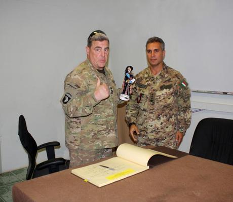 Afghanistan/ Il comandante dell’ISAF Joint Command visita la TSU-S di Farah