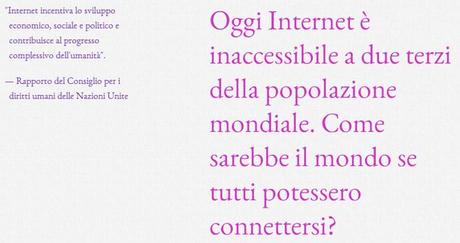 Nasce Internet.org per rendere internet accessibile a tutti