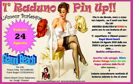 L’Amour Burlesque presenta i nuovi corsi al primo Raduno di Pin Up a Chiavari Il primo raduno delle vere pin up a Chaivari by L'Amour Burlesque