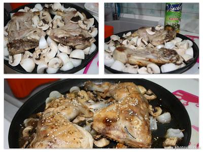 Pollo e funghi aromatici crisp