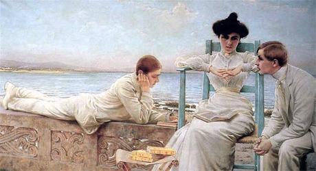 3 cose belle - 23 agosto Reading by the Sea by Vittorio Matteo Corcos